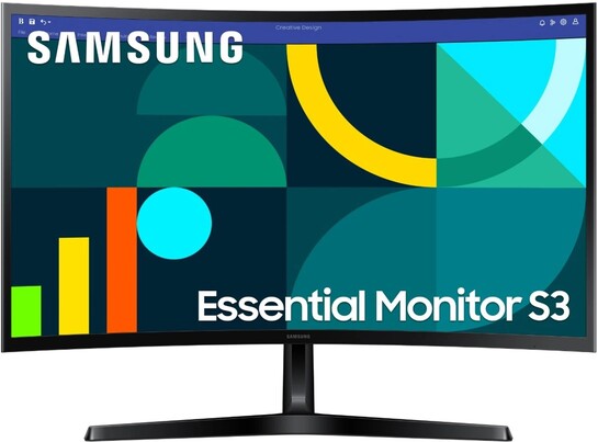 Samsung S3 Curved 68.58 cm (27 inch) Curved Full HD VA Panel Moni...more