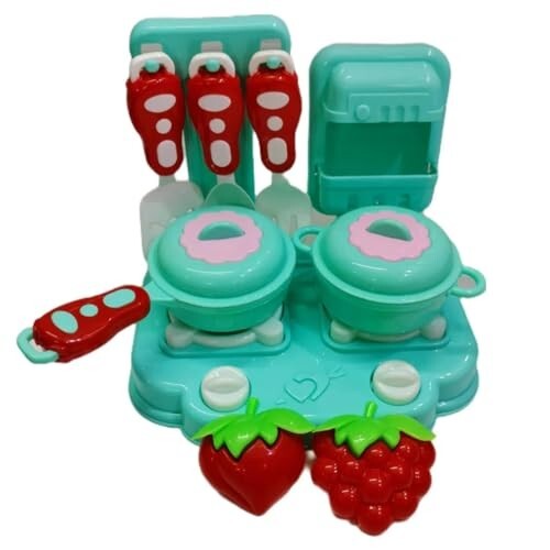 ToyBharat Kitchen Set for Kids is a Multicolour Pretend Play Toy Made in India. Realistic, Safe, and Non-Toxic, it boosts Imagination, Motor Skills, and Role Play. Perfect Indoor Birthday Gift