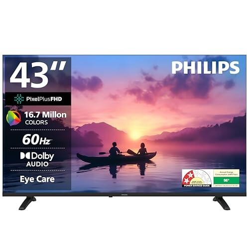 Philips 108 cm (43 inches) 6100 Series Frameless Full HD Smart LED Google TV 