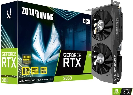 ZOTAC RTX 3050 8 GB NVIDIA Graphics Card