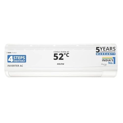 Voltas 185V Vectra CAR 1.5 ton 5 star,New star rated, inverter Split AC|White