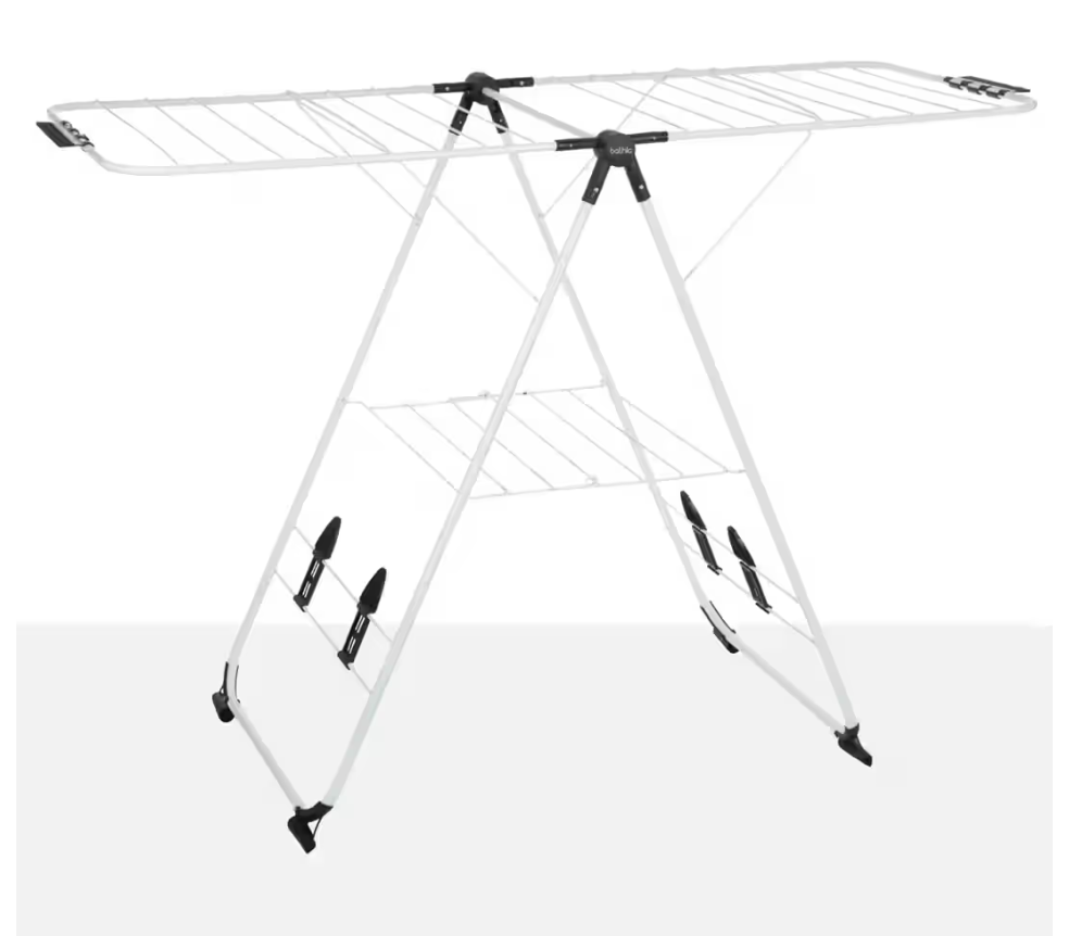 Instamart : Bathla Foldable 2 Tier Steel Cloth Drying Stand
