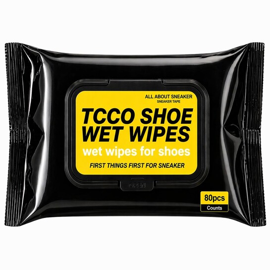 TCCO Natural Sneaker & Shoe Cleaner Wipes - 1 Packs of 80 