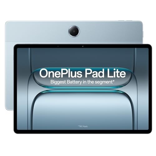[HDFC CC EMI] OnePlus Pad Lite 11" Tablet (6GB+128GB, Aero Blue)