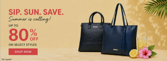 Capresebags - SIP SUN SAVE | Summer Sale Upto 80% off