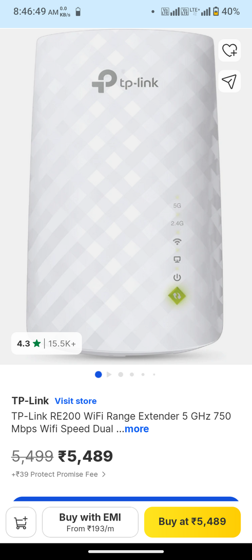100% supercoin deal TP-Link Wifi Range extender 