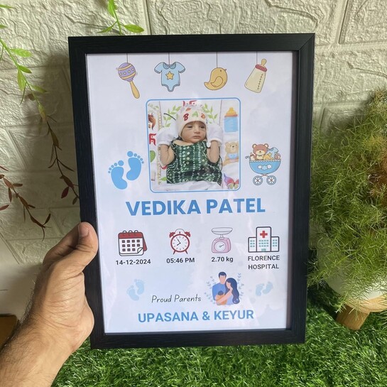  JABSY Personalized Photo Frame | Beautiful Gift Memory Frame