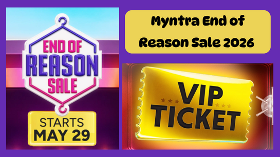Myntra End of Reason (EORS) 2026 Deal Updates (3rd June)