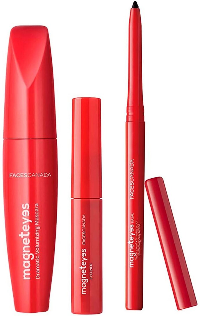 FACES CANADA Magneteyes Range Trio Pack (Kajal + Eyeliner + Mascara)
