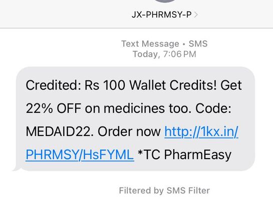 PharmEasy | Rs 100 Wallet Credits! | Get 22% OFF