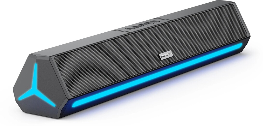 Thomson AlphaBeat25 I RGB Light 25 W Bluetooth Soundbar (Black, 2.0 Channel)