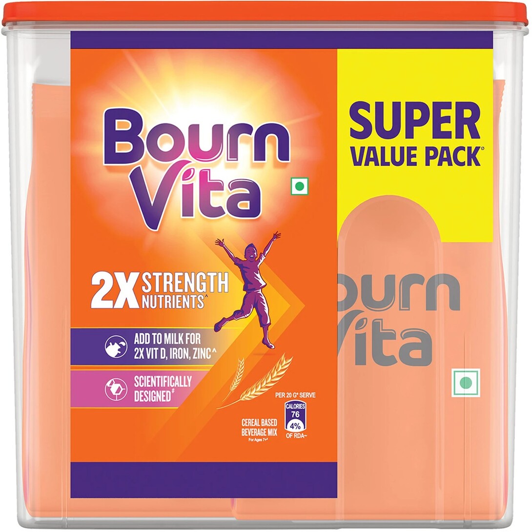 Minutes : BOURNVITA Chocolate Nutrition Drink 1.5kg (2×750g)