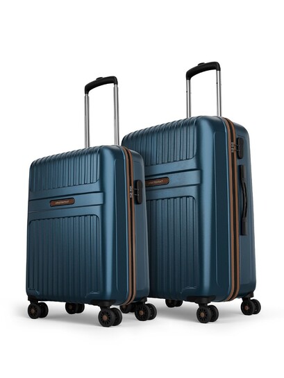 Buy Aristocrat Set Of 2 Atlas Textured Hard Sided Trolley Bags - Trolley Bag for Unisex 36836717 | Myntra