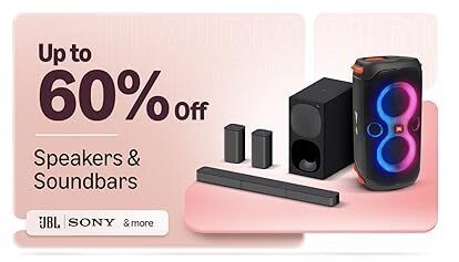 Amazon - Up To 60% Off on Speaker & Soundbars (JBL, Sony & More)