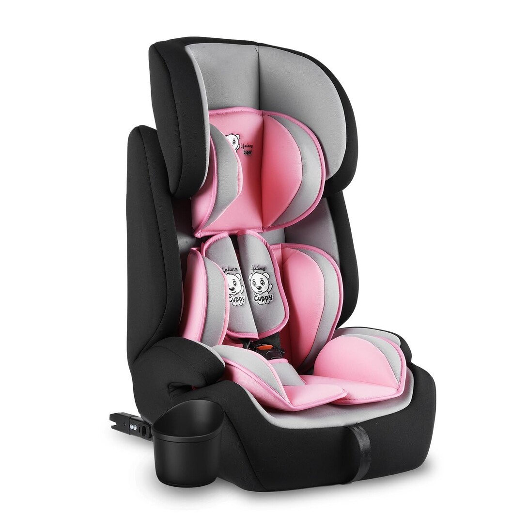 2-in-1 Car & Booster Seat for Baby & Kids | Isofix Compatible | 9M-12 Yrs | ECE R44/04 Safety | 5-Point Harness | Cup Holder at ₹6399 (MRP ₹10,999) | 42% Off