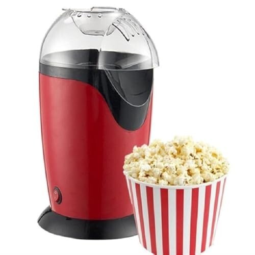 Lapras (LIMITED15 YEARS WARRANTY) OIL FREE HOT AIR POPCORN LIGHT WAIGHT, ELECTRIC MACHINE SNACK MAKER,1200-W HOT AIR POPCORN