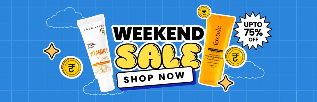 purplle - Weekend Sale Upto 75% off | FLAT Rs. 100 OFF on your first order Code: APPFIRST