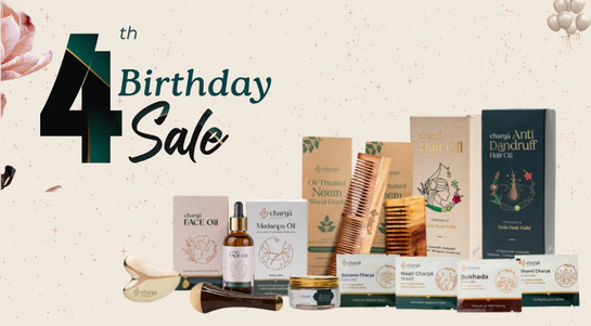 Charya - 4th Birthday Sale - Buy 1 Get 1 FREE | Flat 25% OFF Discount 