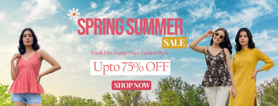Varanga - Spring Summer Sale | Upto 75% Off | Additional 10% off on prepaid orders
