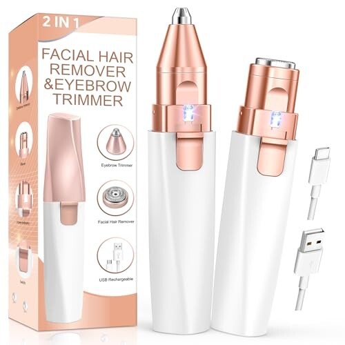 IFANZETECH Eyebrow & Facial Hair Trimmer for Women