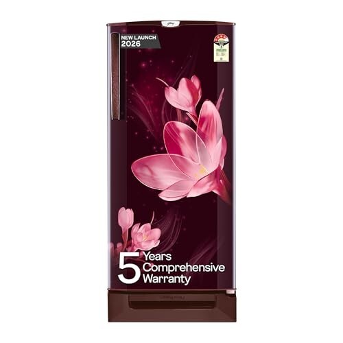 [Coupon + Axis/ICICI CC EMI] Godrej 185L 4 Single Door Refrigerator | 24-Day Freshness | Mystic Wine