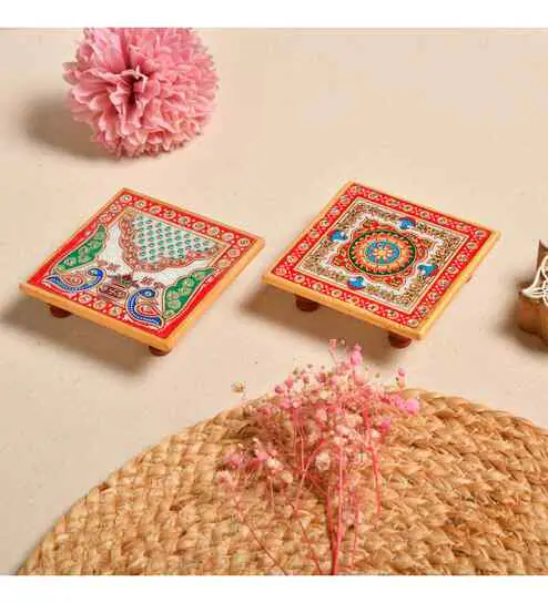 Pepperfry - What The Fry Deals | Upto 100% off on pack of 2 Marble Puja Chowkies, 360 Storage Tray & Door Mat... + Shipping Charges