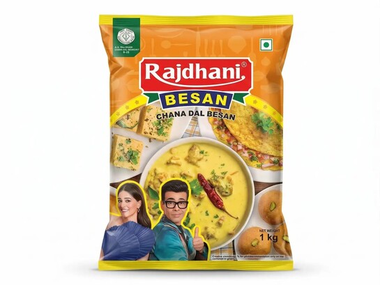 Minutes: Rajdhani Besan Gram Flour (1 kg)