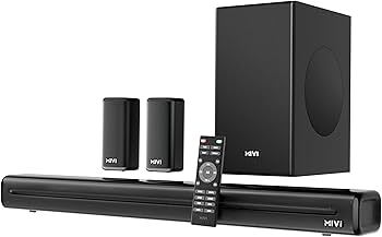 Mivi Nex 650 Soundbar [New Launch], 650 Watts, 5.1 Channel System with Sound bar