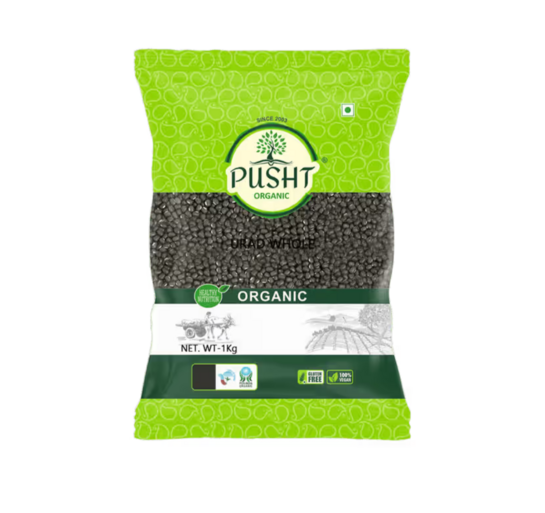 Instamart - Pusht Organic Urad Whole 1kg(location specific)