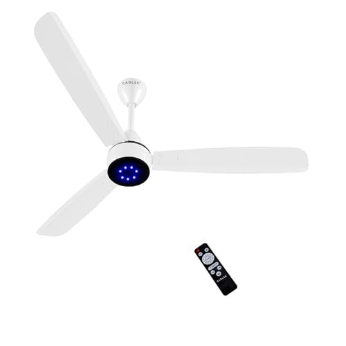 CADLEC Grevity 1200mm/48 inch BLDC Ceiling Fan | White-Pack of 1