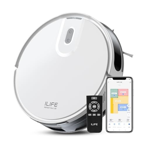 ILIFE V20 Robot Vacuum Cleaner, Google Home & Remote Control