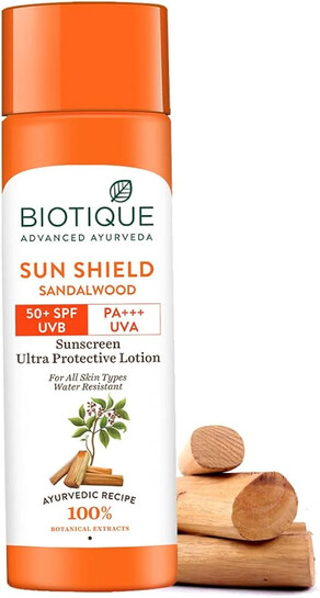 Biotique Bio Sandalwood Sunscreen Ultra Soothing Face Lotion SPF 50+