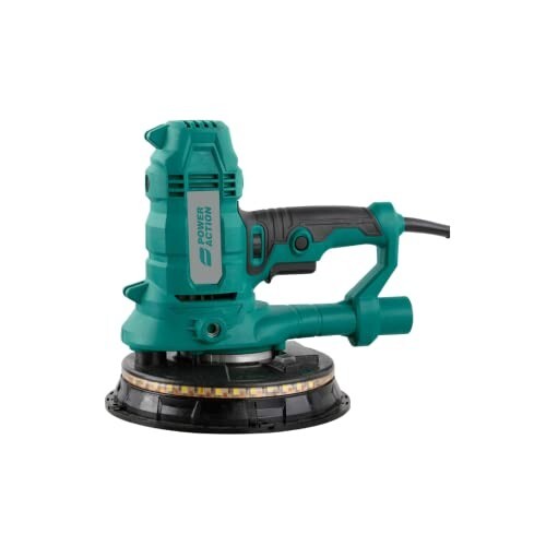 Sulfar Power Action Machine Pole Drywall Sander 800W 220V, 50Hz, No-Load Speed 1200-1700/min and 180mm Grind Disc (DS800, Green)