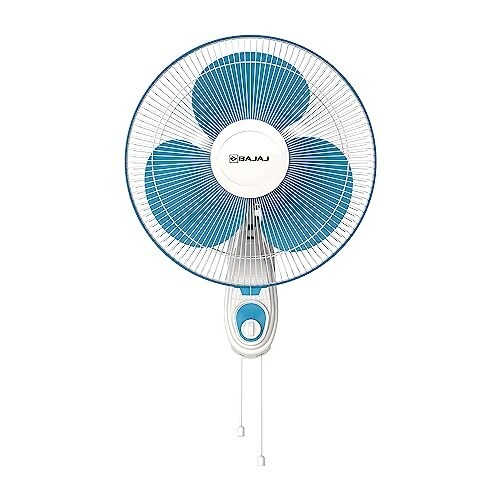 Bajaj Frore Neo 400 MM Wall Mount Fan | Wall Fan For Kitchen & Home | Smooth Oscillation | 100% Copper Motor | High Air Delivery | 3-Speed Control | Rust Free | 2-Yrs Warranty Blue
