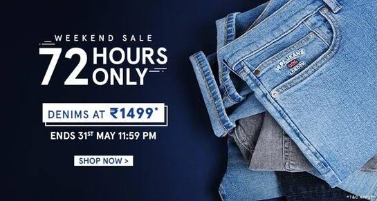 Pepejeans- Weekend Sale Upto 60% off | The Sneaker Edit Upto 60% off + Flat 350 off on Cart value of 2499 Code: 350OFF2499