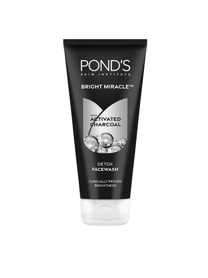 Ponds Bright Miracle Detox Facewash With 10X Power Of Charcoal 200g