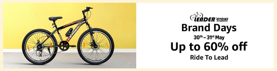 Amazon - Brand Days - Up To 60% Off (Ride To Lead)