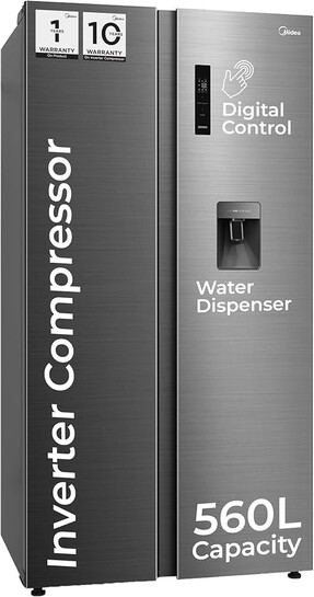 Midea 560 L Side by Side Frost Free Refrigerator