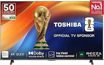 Toshiba 126 cm (50 Inches) 4K Ultra HD Smart QLED TV (Black)