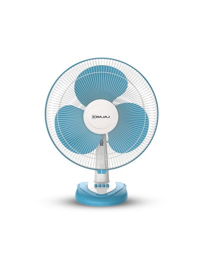  Bajaj Blue Table Fan 