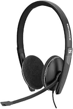 Sennheiser Pc 3.2 Chat-Lightweight Stereo Headset, Black-in Ear