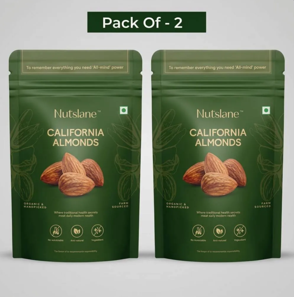 POP UPI - Nutslane Premium California Almonds 500 × 2