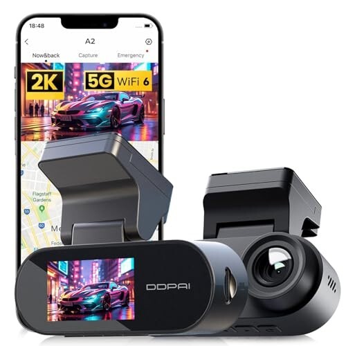 DDPAI Dash Cam for Car with Screen [2026 Edition] 2K QHD Front Camera