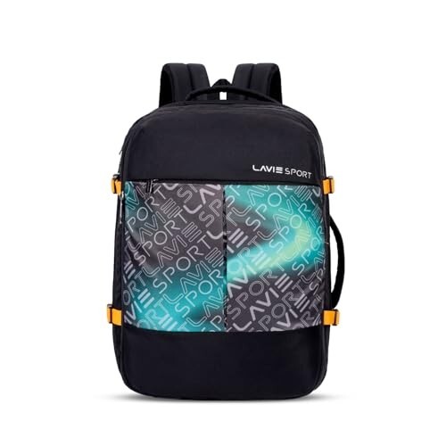 Lavie Sport Quest Overnighter Laptop Backpack |Fits Upto 15" Laptop | Raincover | Laptop Compatiable | Office Backpack | Used for Men & Women