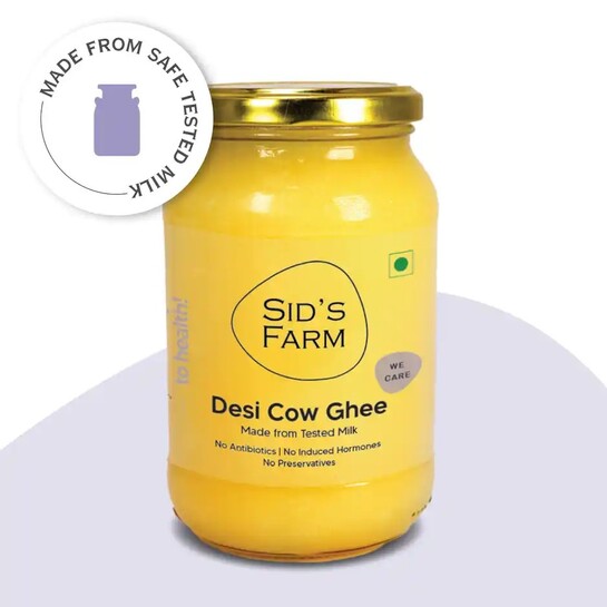 Zepto : Sid's Farm Desi Cow Ghee 350 g (Location Specific)