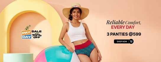 Shyaway - PAY DAY SALE Upto 70% off | 3 Panties @ 599