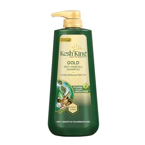 Kesh King Gold Anti Hairfall Shampoo, Reduces Hair Fall, Makes Hair Strong, 1000 ml