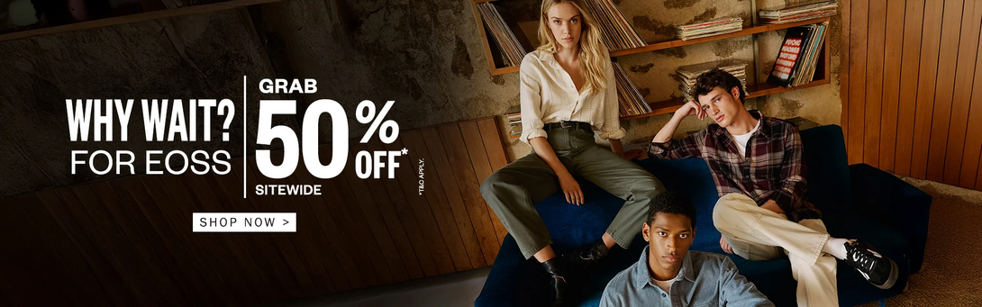 Pepejeans  - WHY WAIT? For EOSS - Grab 50% off SITEWIDE