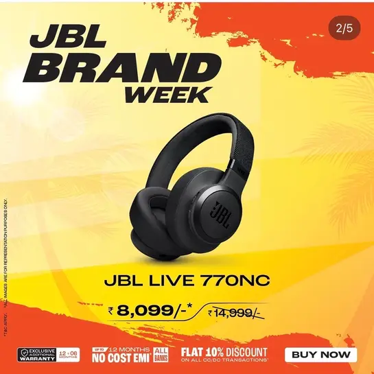 JBL - Brand Weeks is Live | Enjoy up to 50% off on your favorite JBL speakers, headphones, and more.
