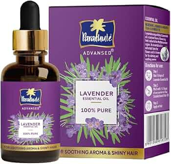 Parachute Advansed Lavender Essential Oil 14ml | 100% Pure | For long & thick hair